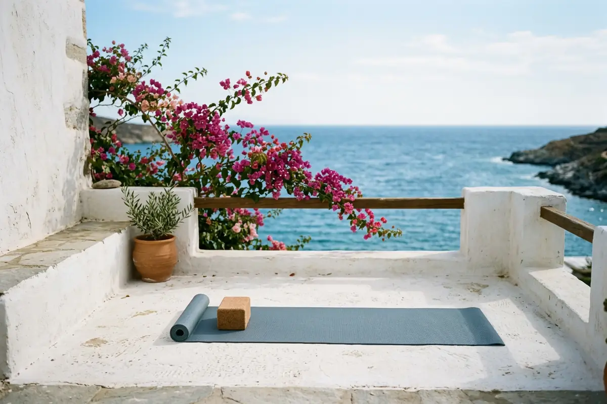 Illustration, not a photo of this retreat