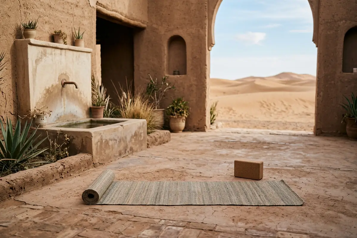 Illustration, not a photo of this retreat