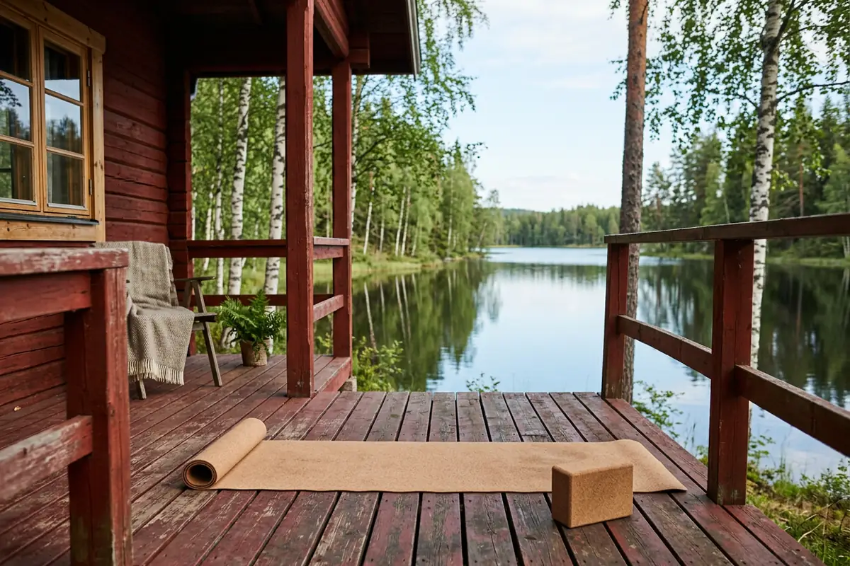 Illustration, not a photo of this retreat